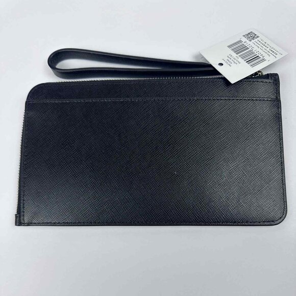 Kate Spade Lucy Medium Zip Wristlet – Saffiano Leather Black - Picture 2 of 6